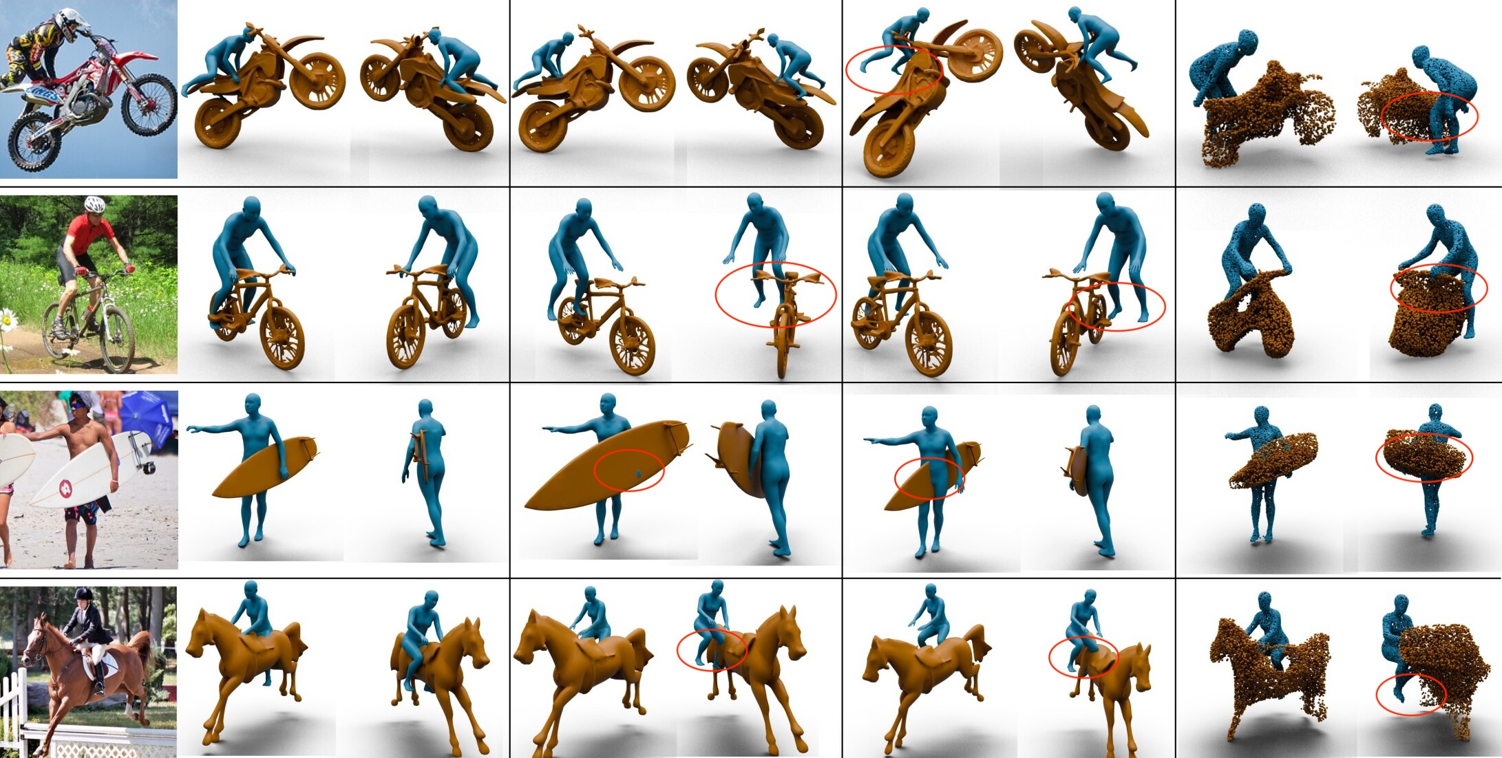 Qualitative comparison against state-of-the-art methods